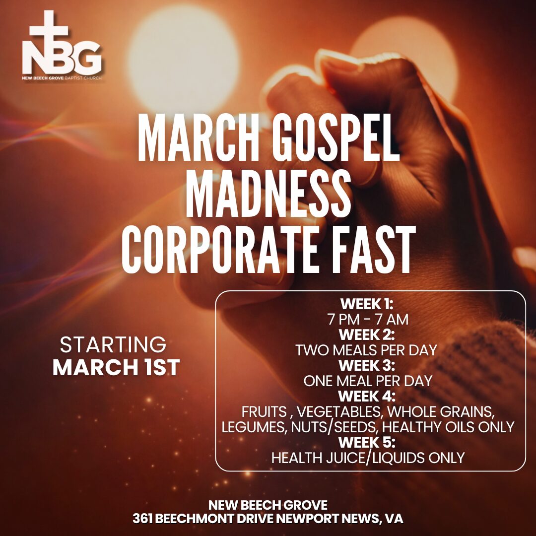 March Gospel Madness Corporate Fast